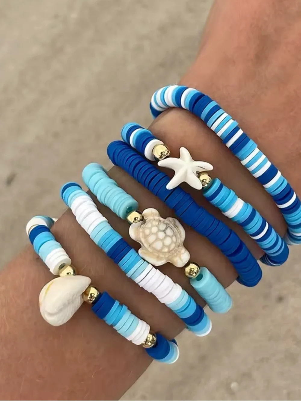 Multicolor Summer Bracelet Set - Picture 2 of 2